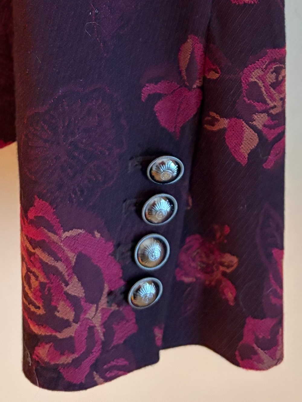 WHBM rose print jacquard skirt suit - Picture 11 of 16